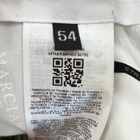 Marciano by Guess Linen Blend‎ Chino Pants Mossy Green Regular Fit Size  54 - Picture 4 of 11